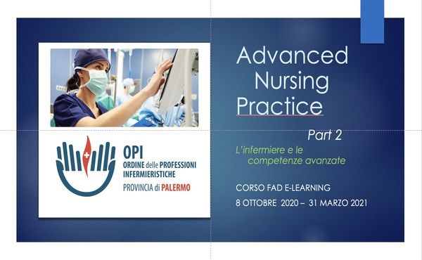 Corso FAD E-Learning ADVANCED NURSING PRACTICE Part 2 - copertina_parte_rid2_P.jpg